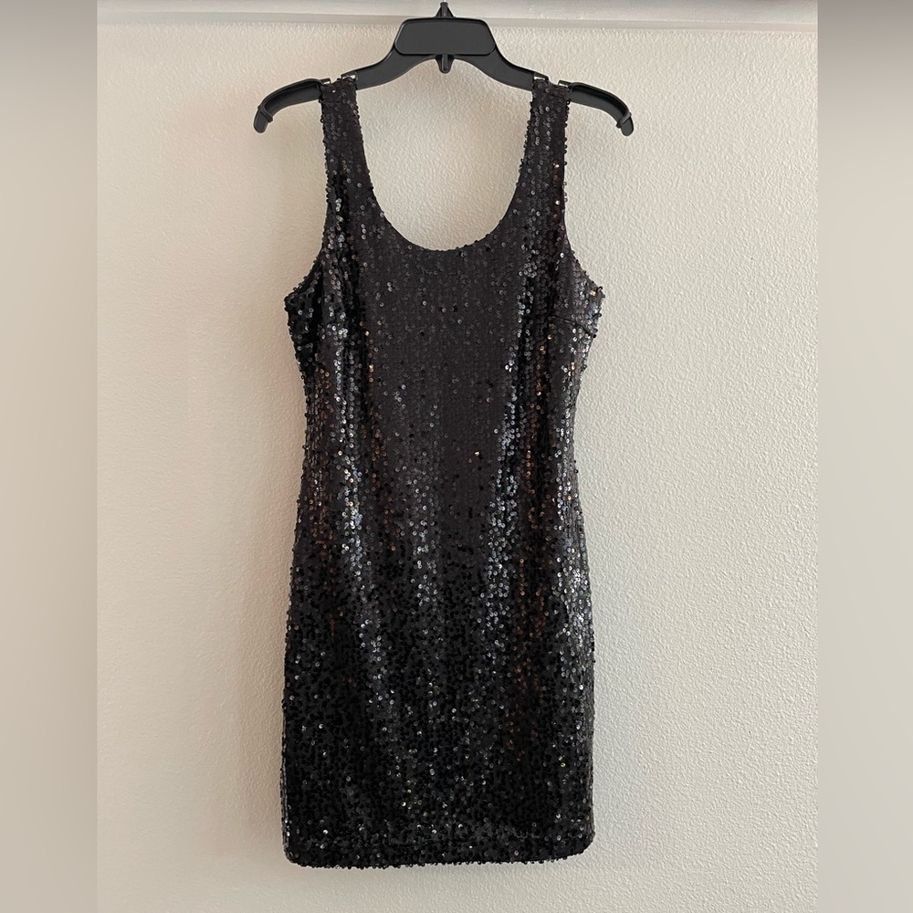 Sparkly Little Black Dress